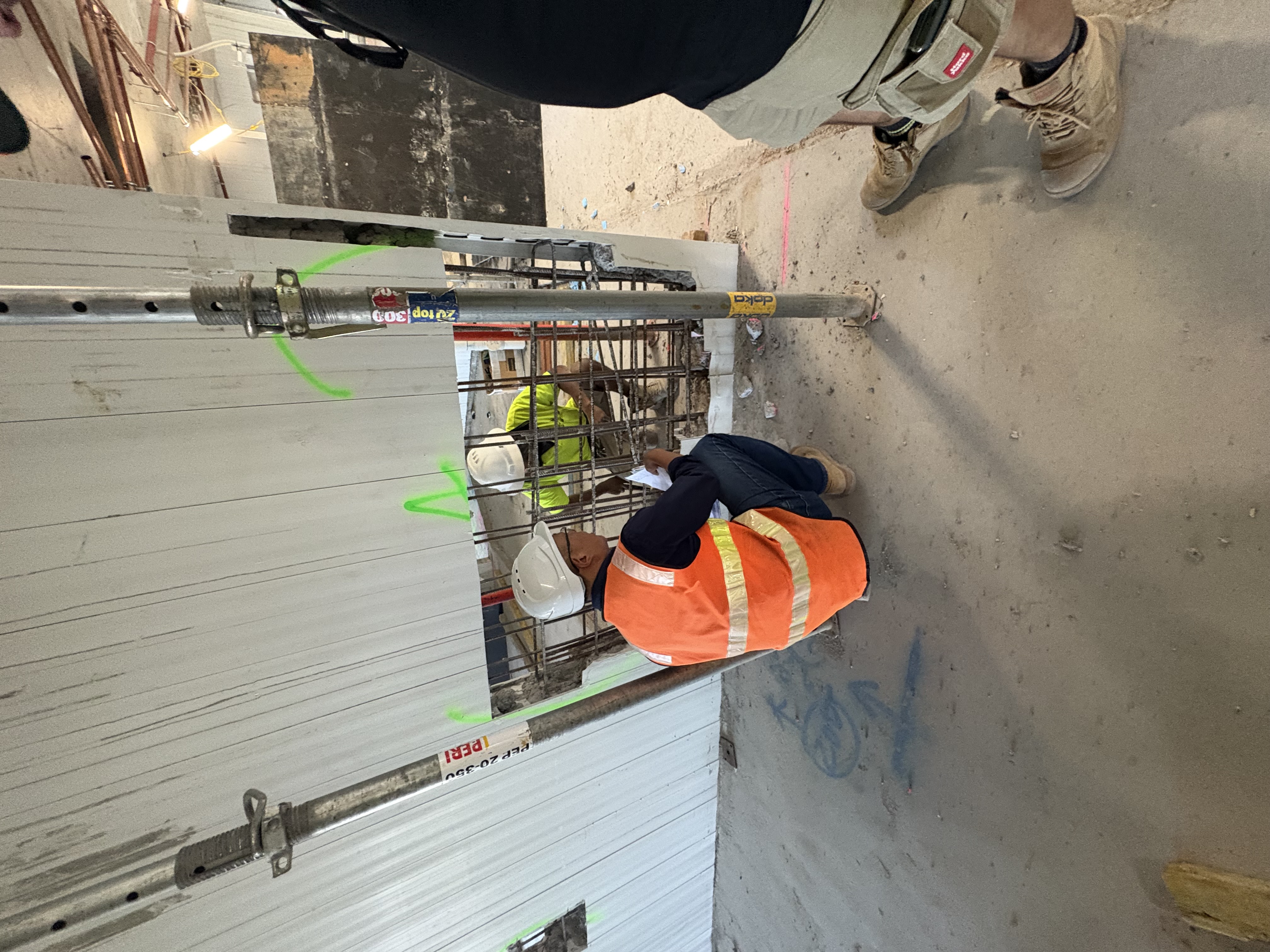 LTCS structural repair work on site