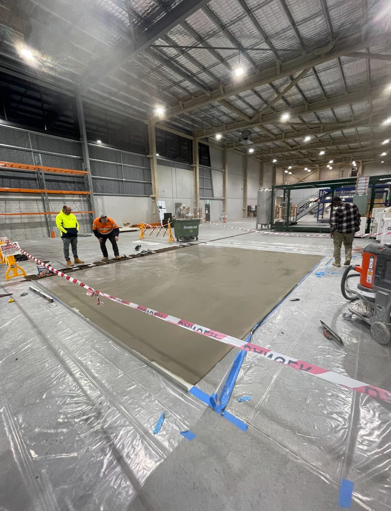 LTCS crew working on site